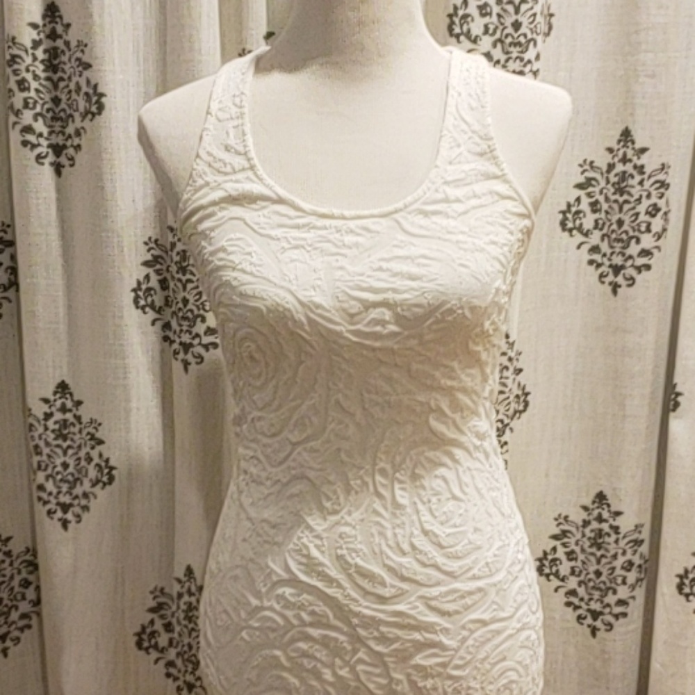 White forever 21 bandage dress small
